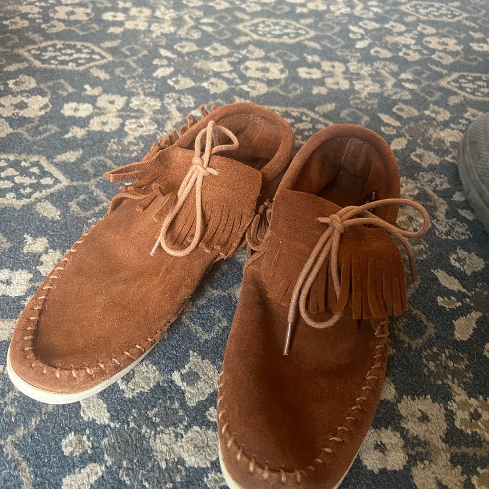 Women’s Brown Suede Moccasins
